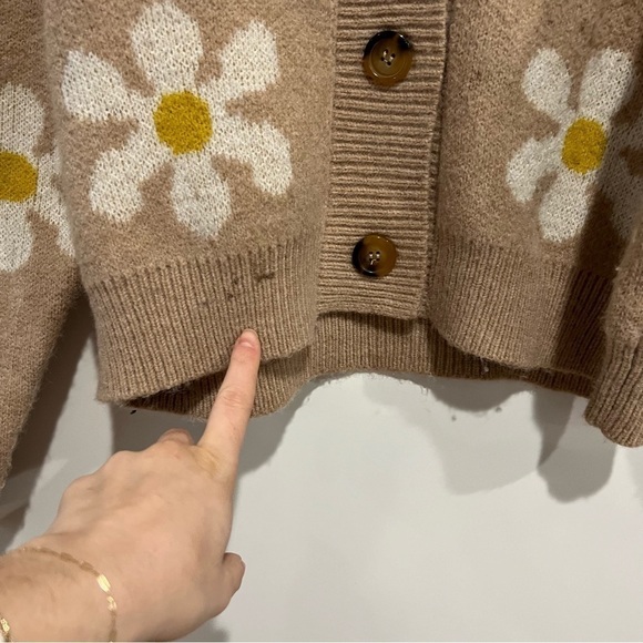 Nordstrom Industry Floral Cardigan Sweater - Picture 8 of 9